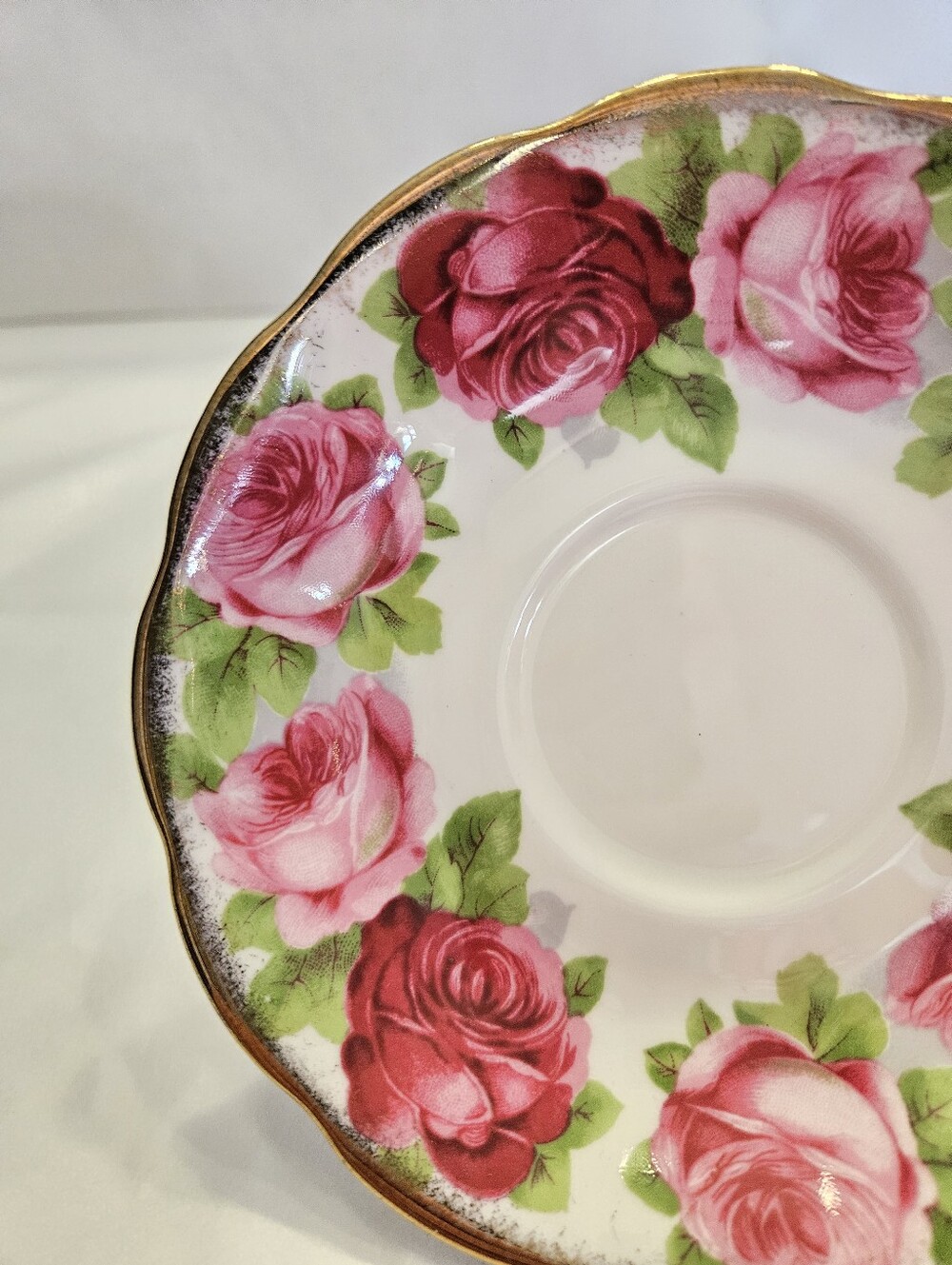 Saucer ONLY - "Old English Rose" by Royal Albert.